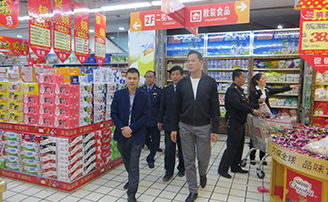 市委領導視察盛盛百佳彙東方解放店